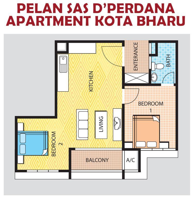 Sas D'Perdana Apartment كوتا بْهارو المظهر الخارجي الصورة